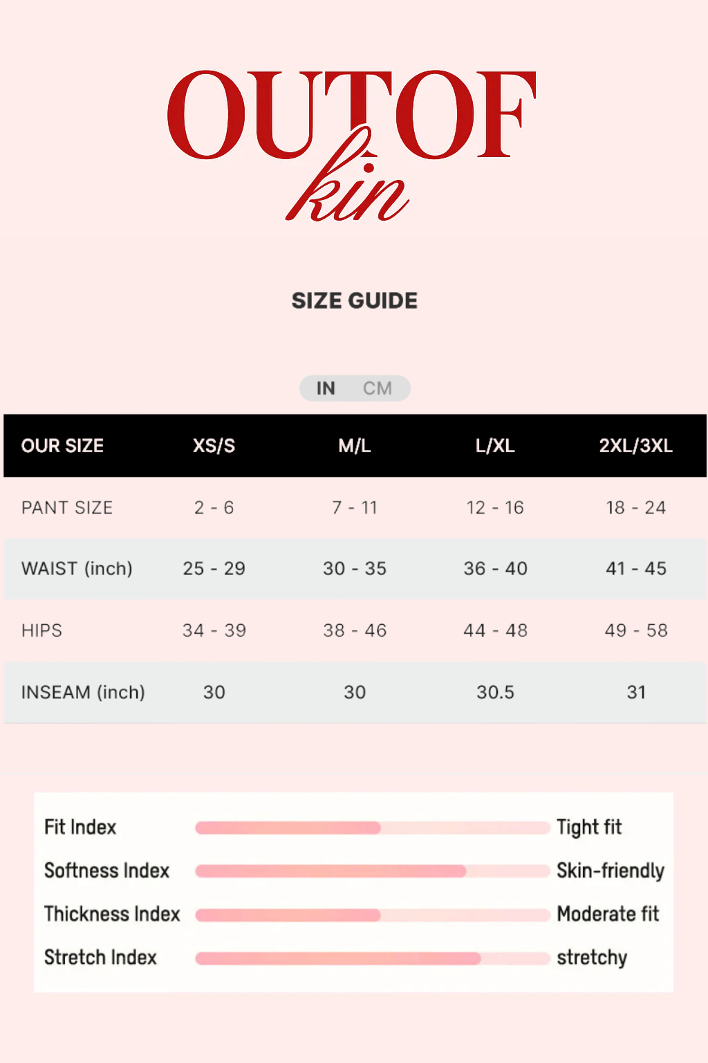 Contour Fleece Tights - OUTOFkin